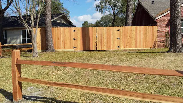 Griffin Fence project in Houston, TX