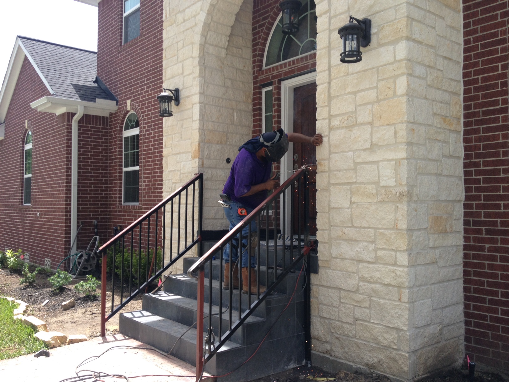Custom iron fence Houston TX