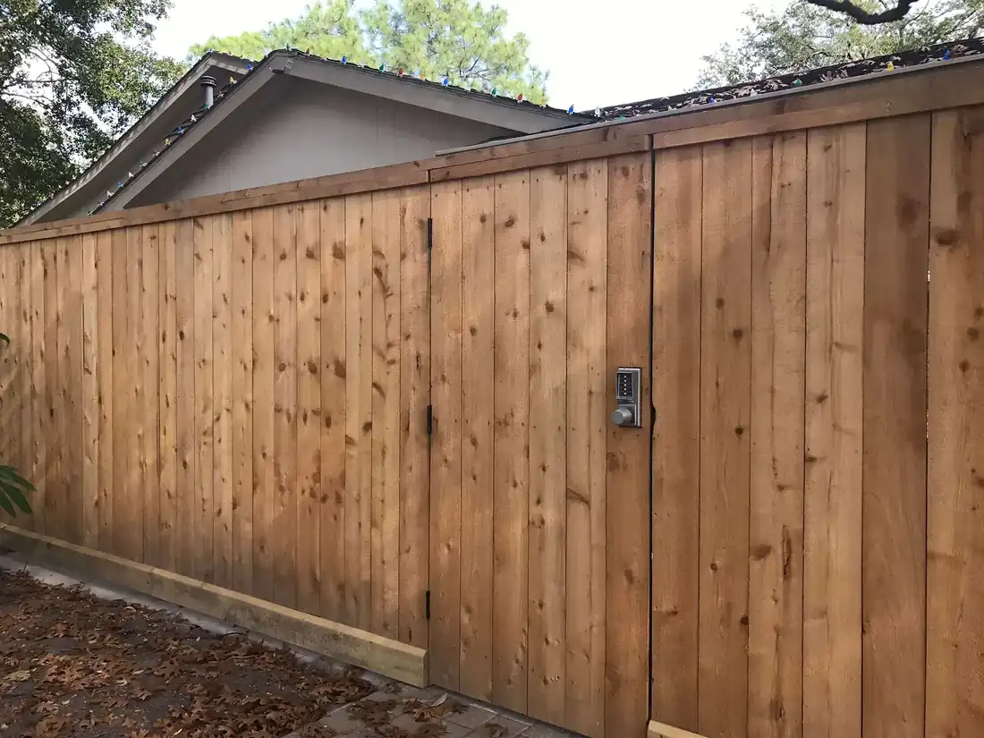 Griffin Fence project in Houston, TX
