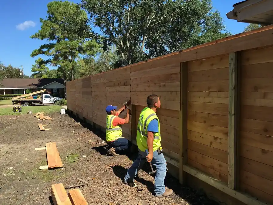 Griffin Fence project in Houston, TX