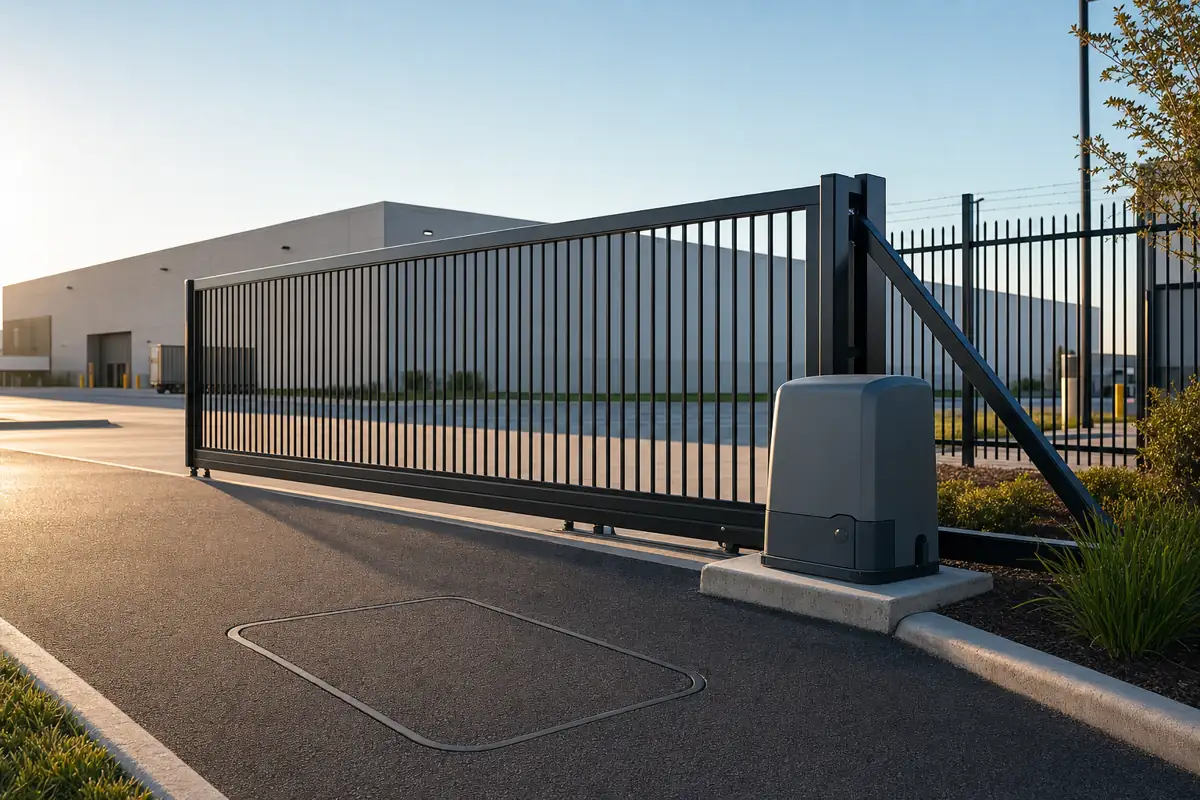 Automatic Sliding Gate Installation for Commercial Properties in Houston, TX