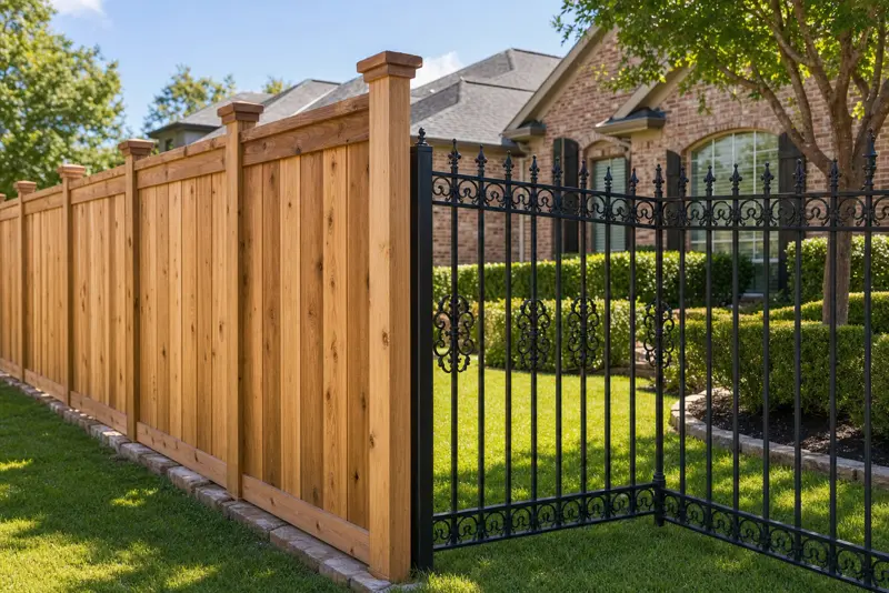 Cedar Fence vs Iron Fence in Houston, TX: Which Is Right?