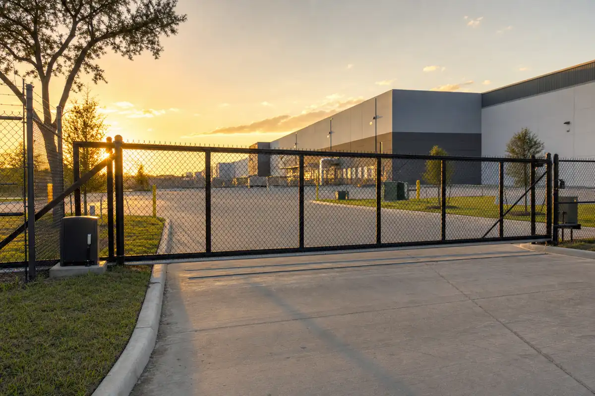 Commercial Chain Link Fence Gate Installation in Houston, TX