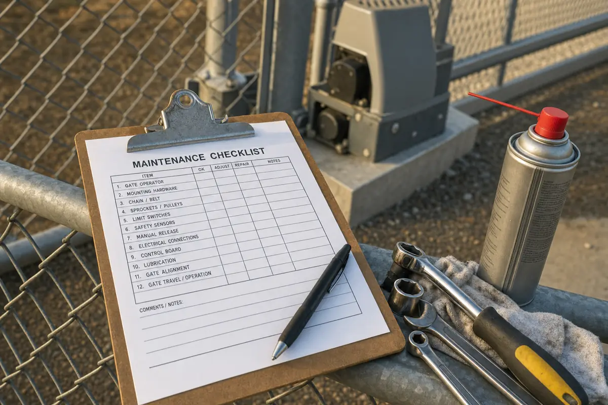 Commercial Fence Maintenance Contracts in Houston, TX - What to Include