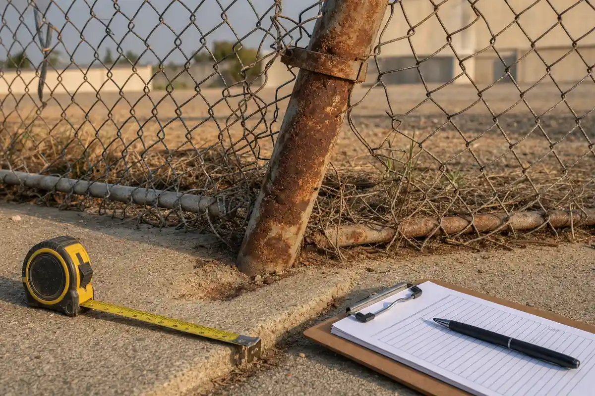 Commercial Fence Repair vs Replacement in Houston, TX - How to Decide