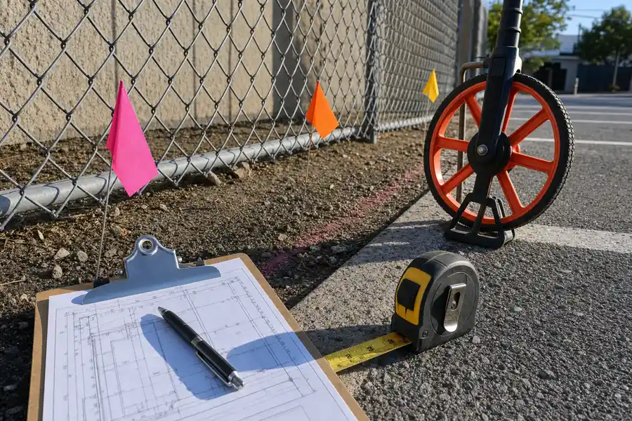 Commercial Fence Site Assessment in Houston, TX - What Contractors Check