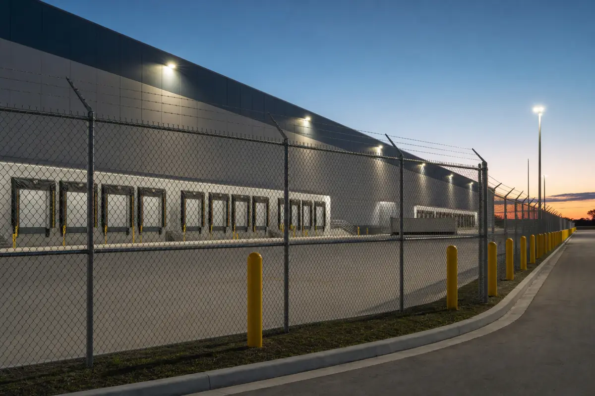 Distribution Center & Warehouse Security Fencing in Houston, TX