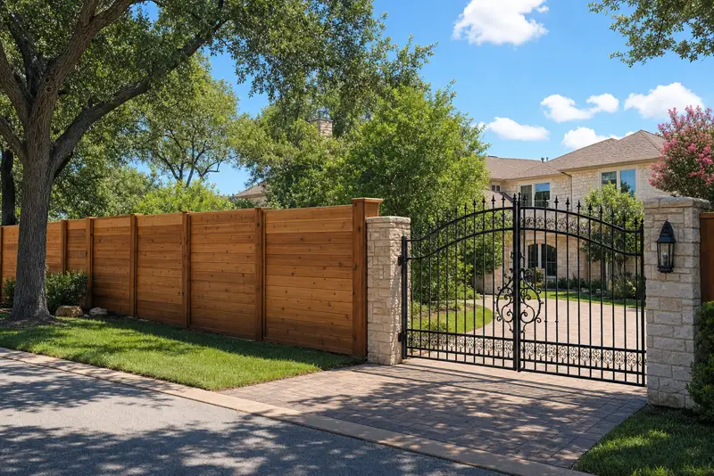 Fence Installation in Conroe, TX — Wood, Iron & Chain Link