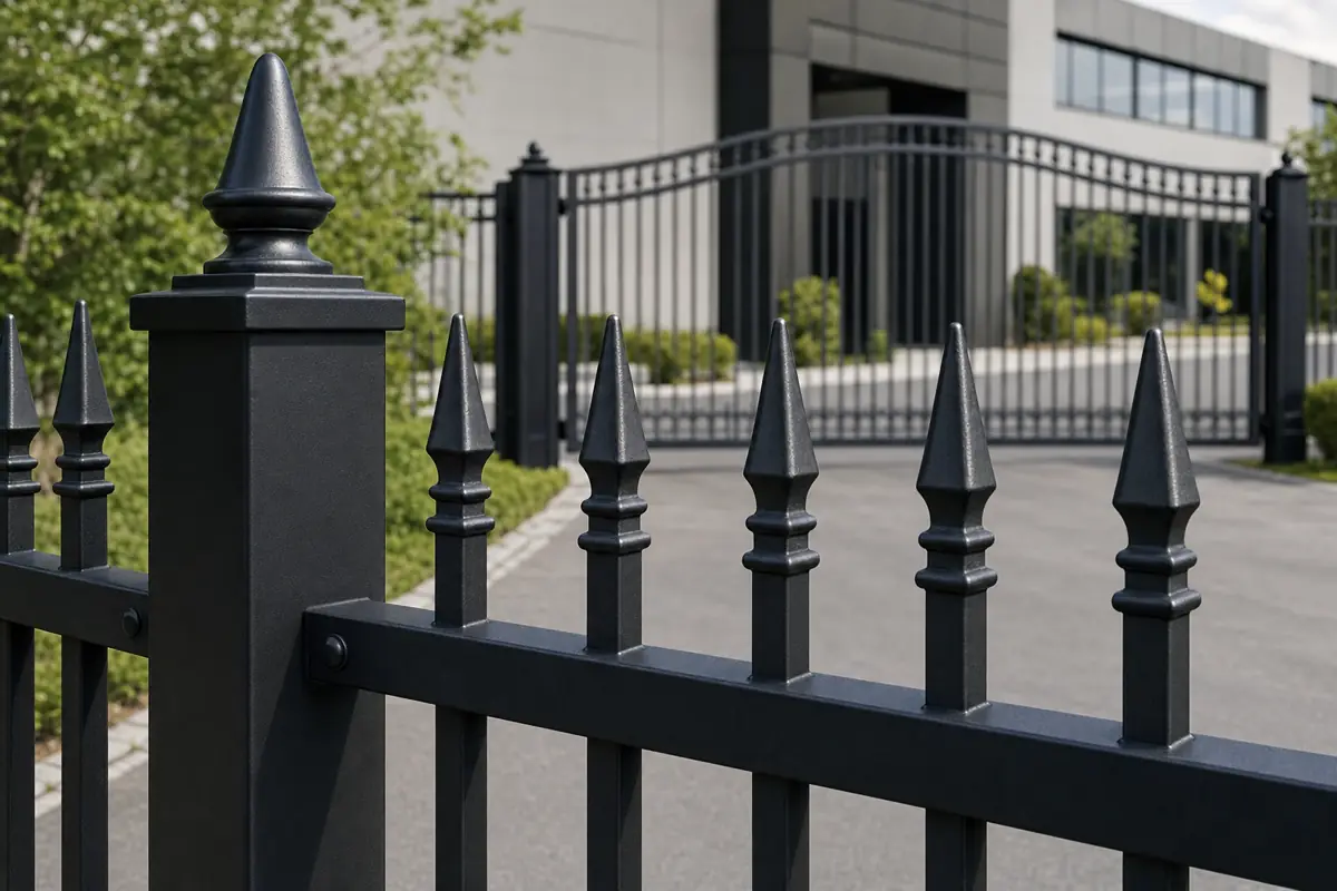 Ornamental Iron Fence for Commercial Properties in Houston, TX