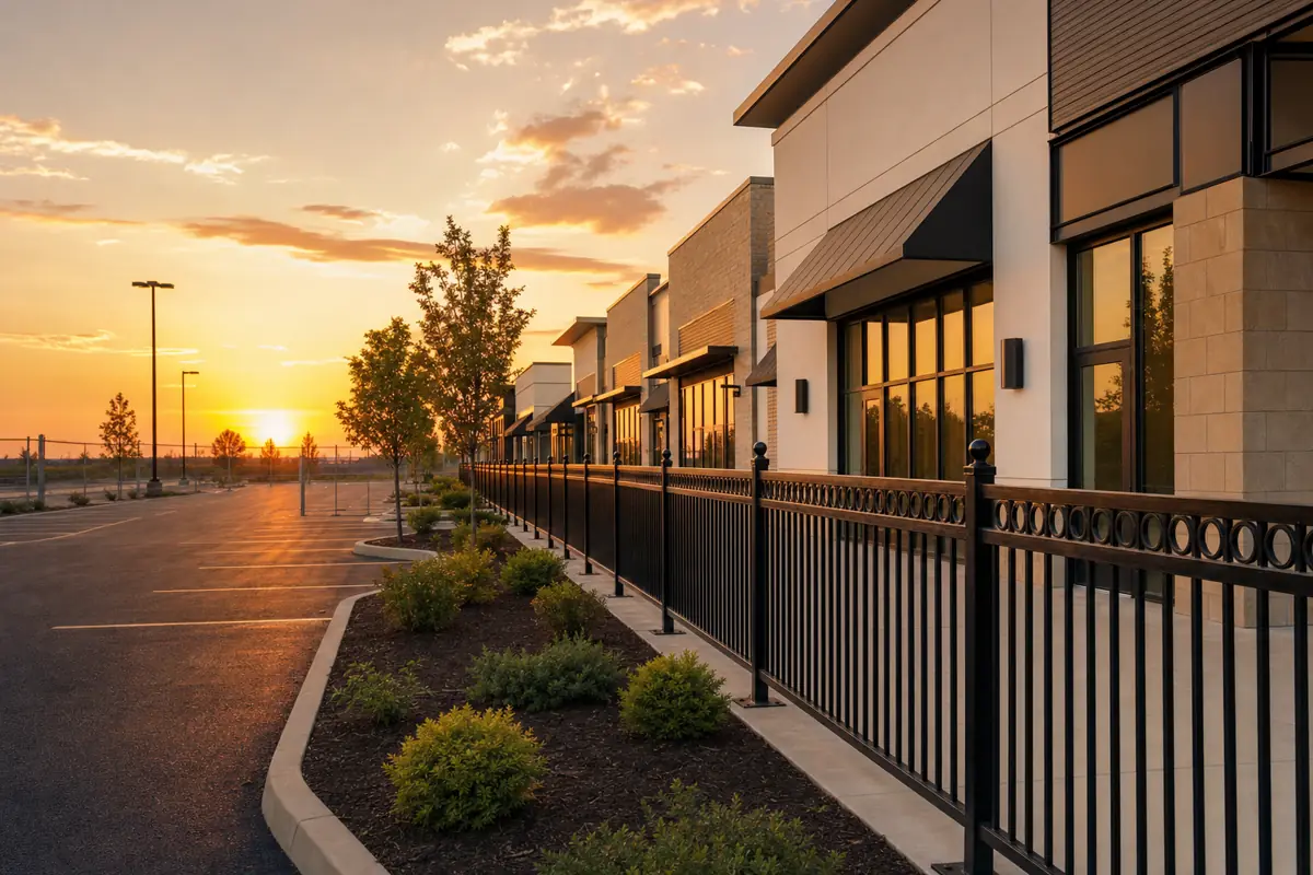 Retail & Shopping Center Fencing in Houston, TX