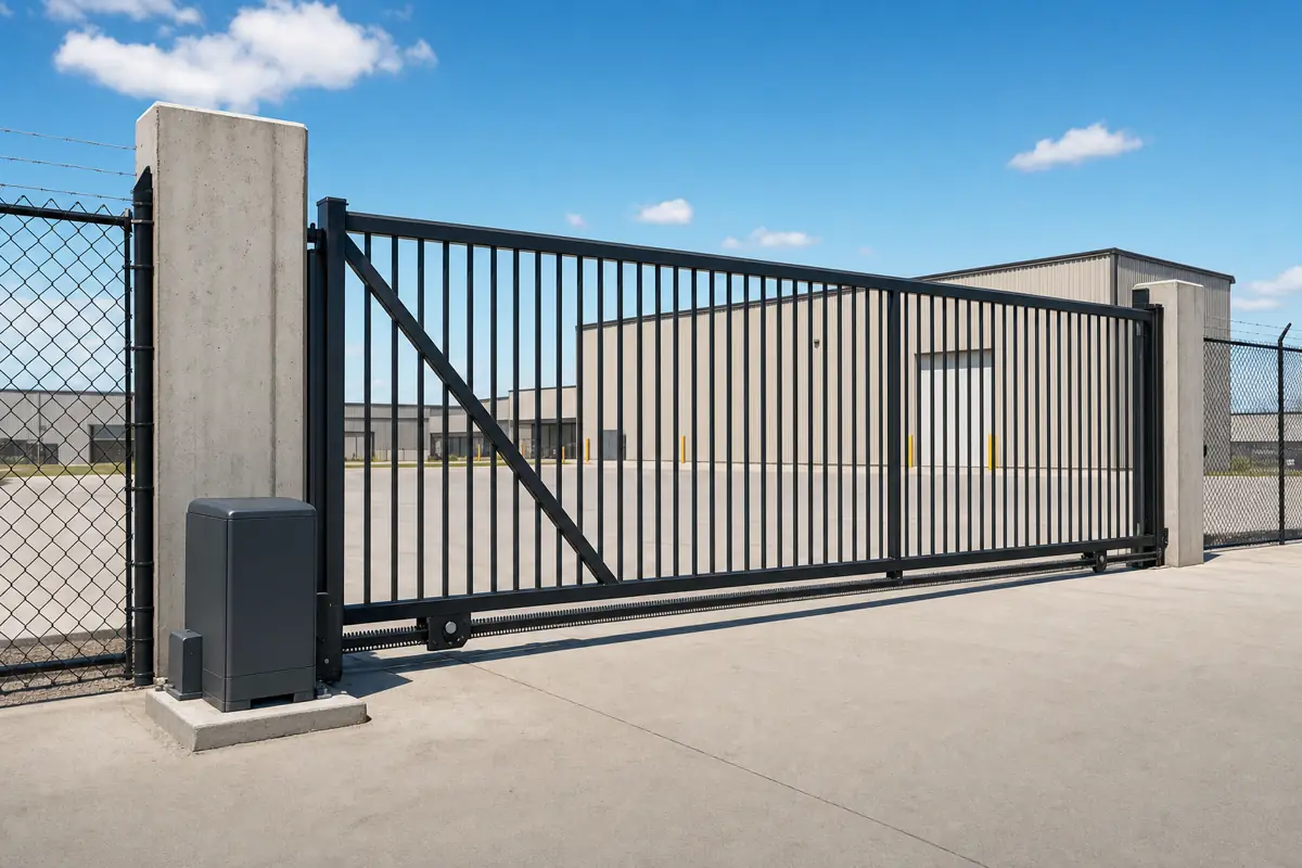 Swing Gate vs Slide Gate for Houston Commercial Properties