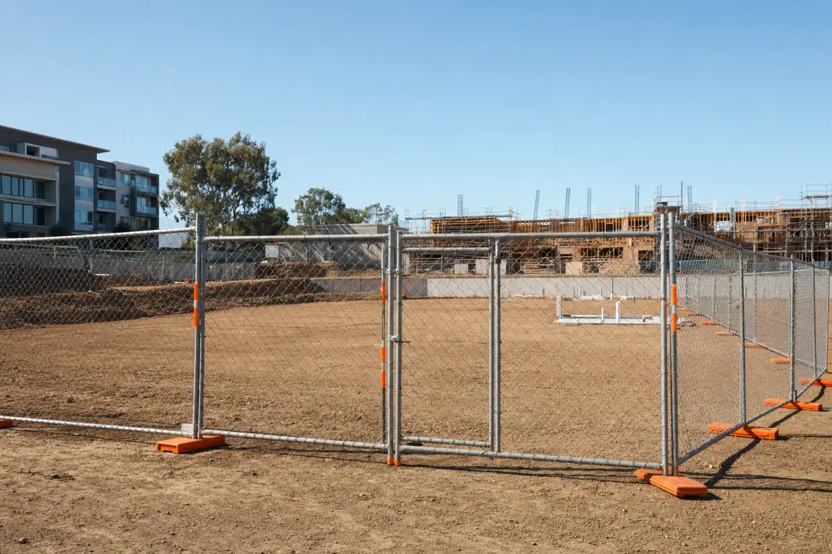 Temporary Construction Fence in Houston, TX - Job Site Security Guide