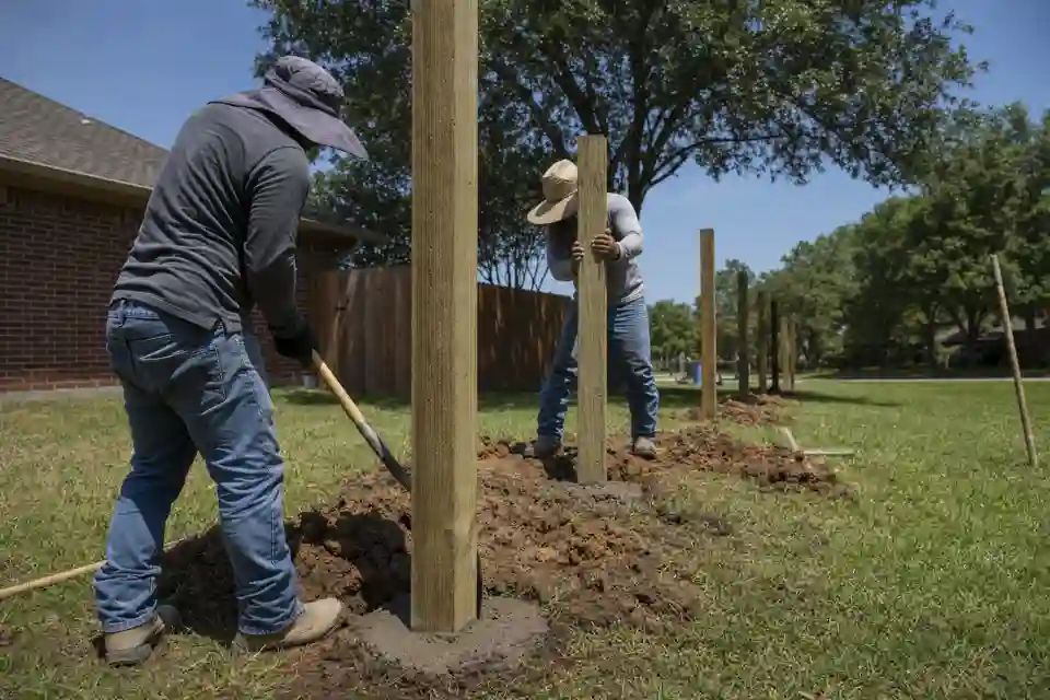 Wood Fence Post Setting in Houston, TX: Depth, Concrete, and Clay Soil Considerations