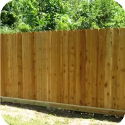 Dog-Ear Single-Face cedar fence — Griffin Fence Houston, TX