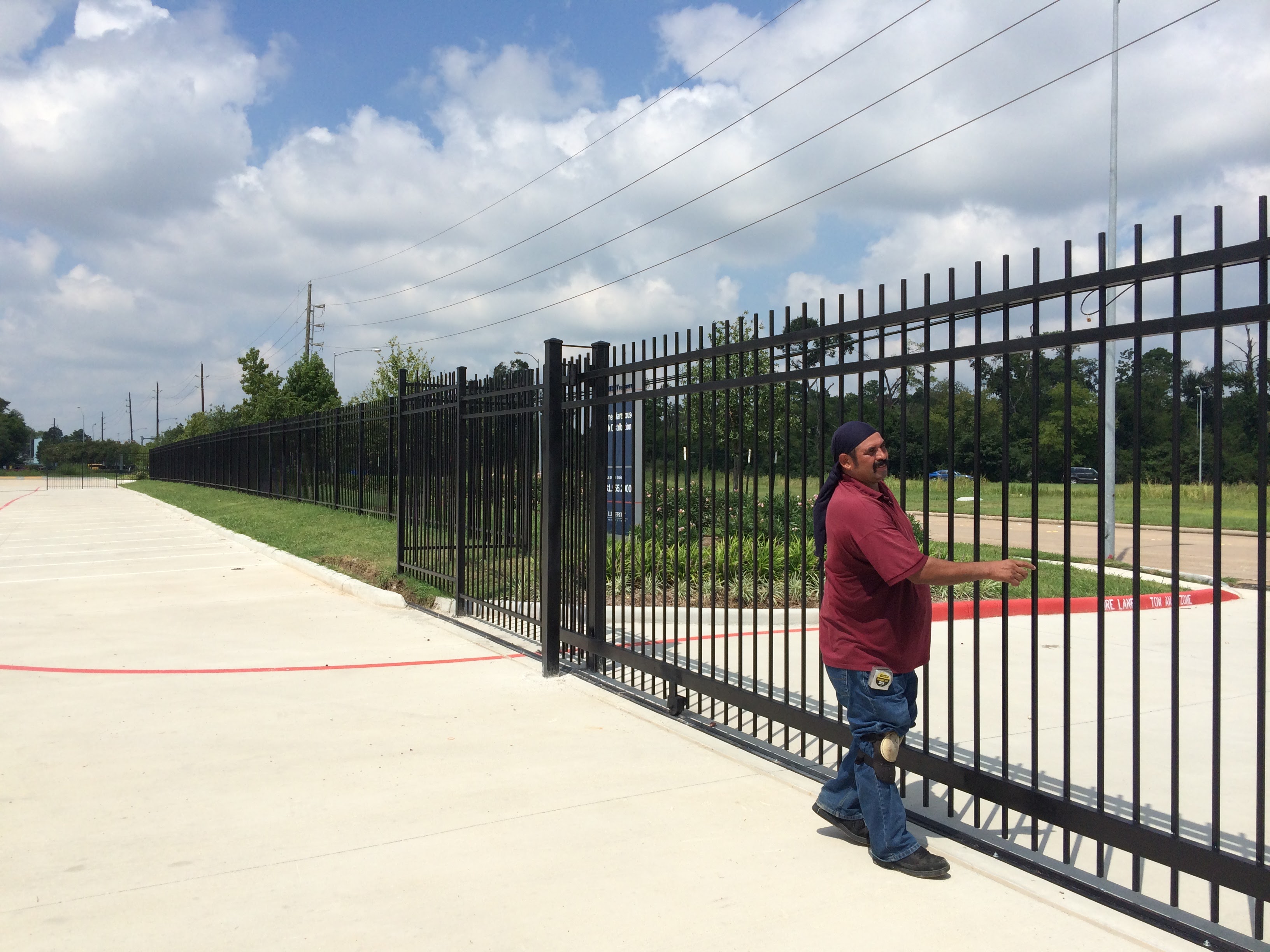 Commercial fence project — Griffin Fence Houston, TX
