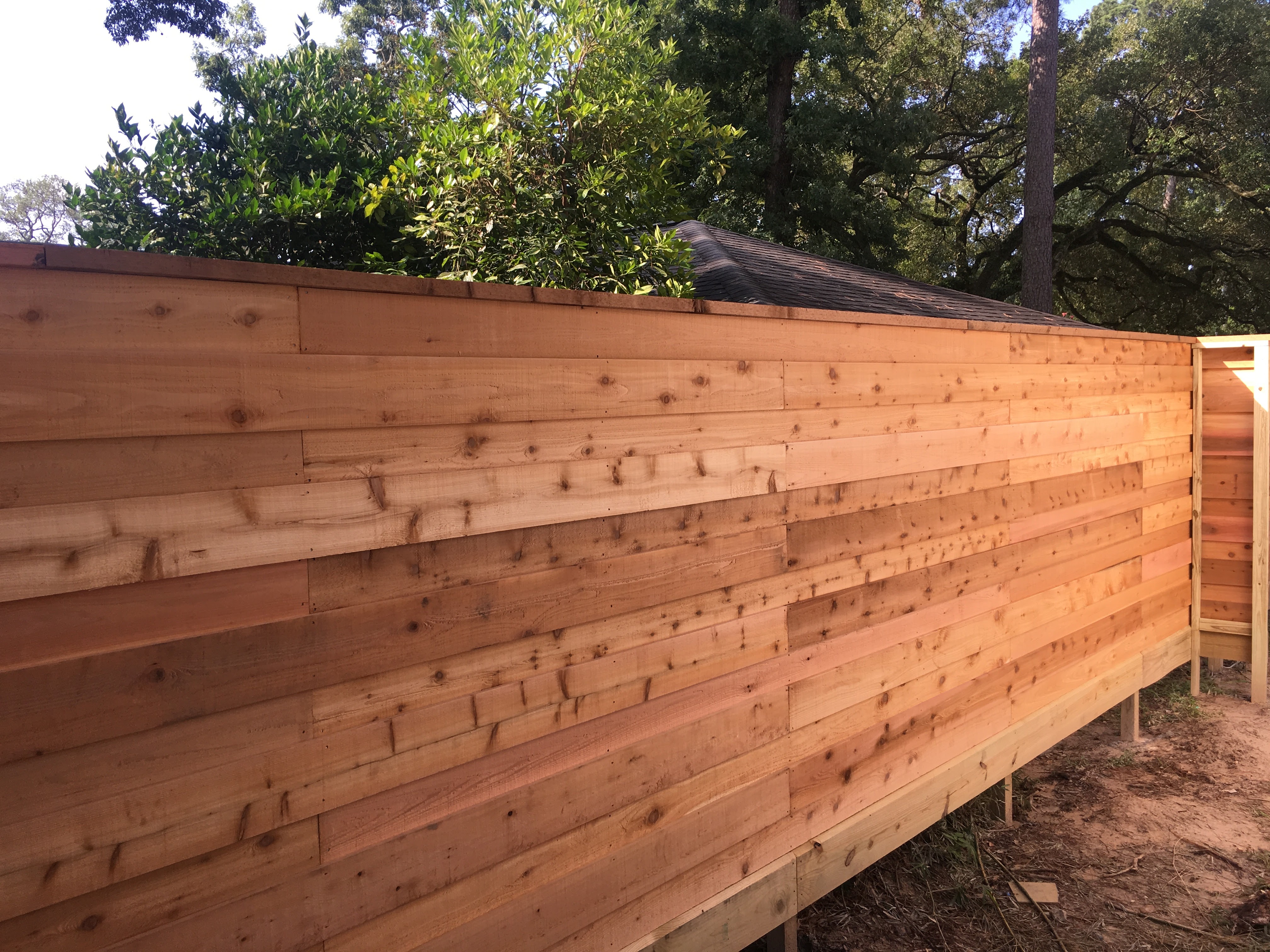 Horizontal fence project — Griffin Fence Houston, TX
