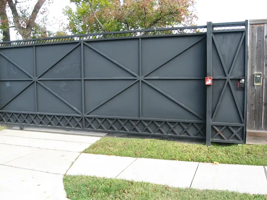 New automatic gate access control system installation Houston TX
