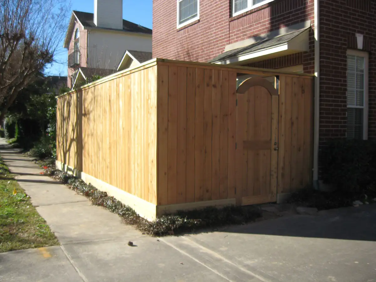 Griffin Fence project in Houston, TX