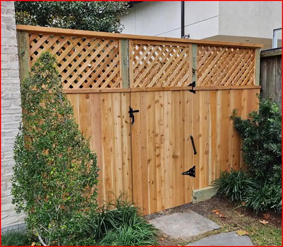 Lattice Top — Griffin Fence Houston, TX