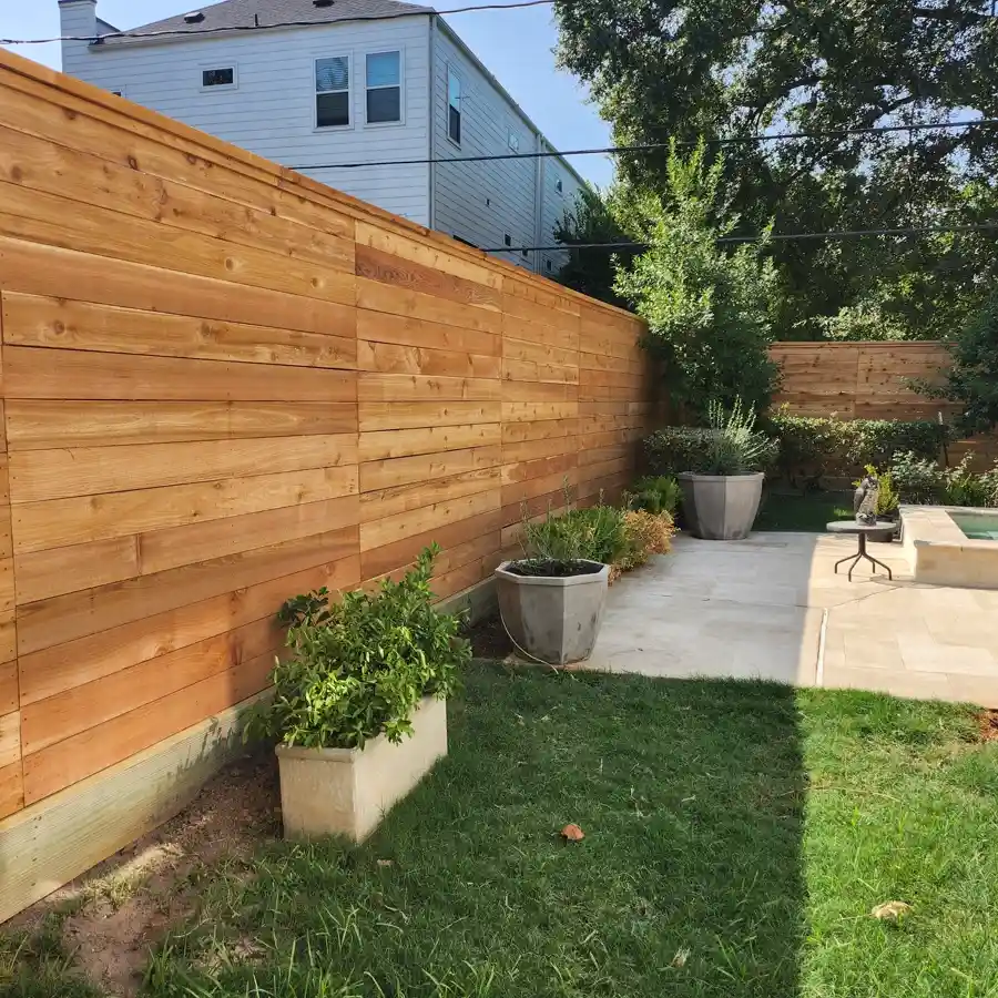 Horizontal Wood — Griffin Fence Houston, TX